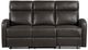 Homelegance® Allen Espresso Manual Double Reclining Sofa-1