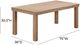 TOV Furniture Cassie Natural Wooden Outdoor Dining Table-2