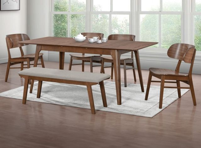 Winners Only® Uptown Medium Walnut Dining Table-3