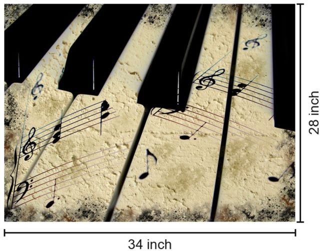 Classy Living Musical Abstract Wall Art-2