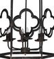 A & B Home Matte Black Classic Vintage Chandelier-1