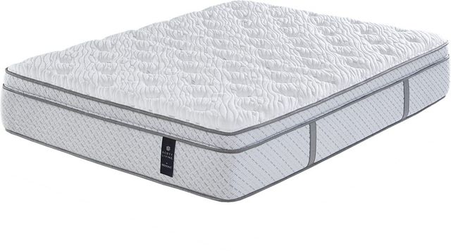 Restonic® by Restonic® Indigo Hybrid Plush Euro Top Queen Mattress-0