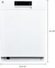 Kenmore® 24" White Top Control Built-In Dishwasher with UltraWash® System & SmartWash®-4
