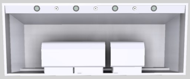 Vent-A-Hood® Designer Series 60" White Wall Mounted Range Hood-1
