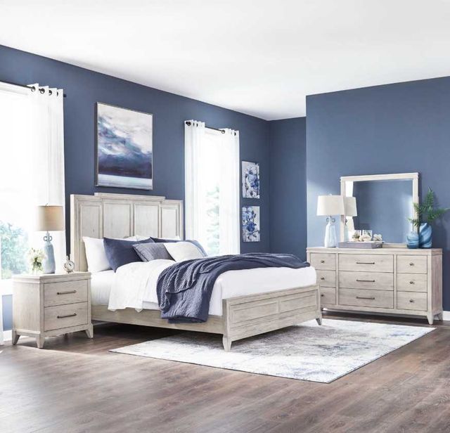Liberty Furniture New Haven 4-Piece Sanctuary White King Bedroom Set-1