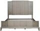 Liberty Furniture Montage Platinum California King Upholstered Panel Bed-1