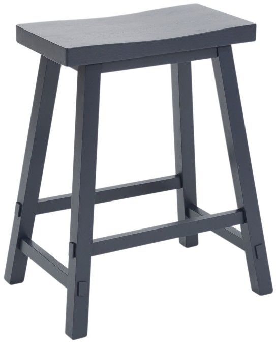 Liberty Furniture Creations II Navy 24" Sawhorse Counter Stool-0