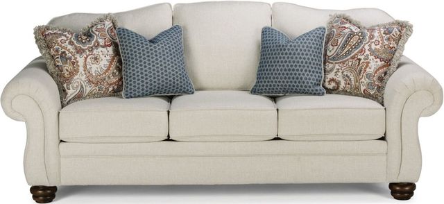 Flexsteel® Bexley White Vanilla Sofa-1