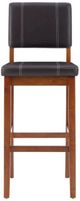 Linon Milano Black/Walnut Bar Stool-3
