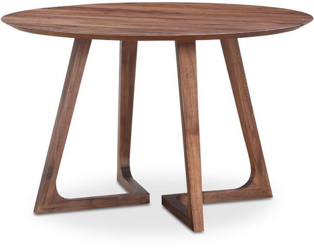 Moe's Home Collection Godenza Walnut Round Dining Table-1