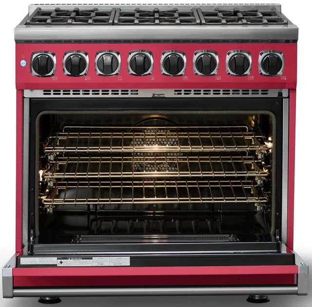 Viking® 7 Series 36" Valentine Pro Style Dual Fuel Range-1
