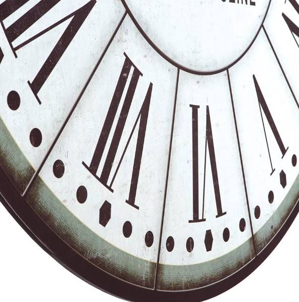 YHD Brown/White Wall Clock-2