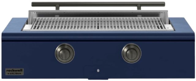 Caliber™ Rockwell Social 2-Burner Cobalt Built-In Liquid Propane Grill with Pewter Hardware-0