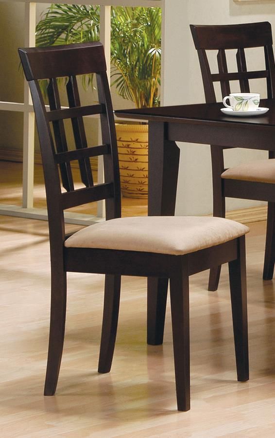 Coaster® Gabriel 5 Piece Cappuccino Oval Dining Table Set-3