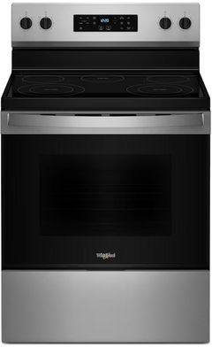 Whirlpool® 30" FingerPrint Resistant Stainless Steel Freestanding Electric Range
