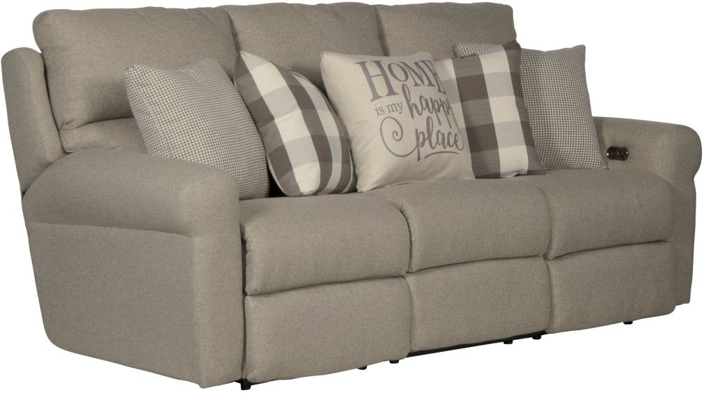 Catnapper® Westport Metal Lay Flat Reclining Sofa