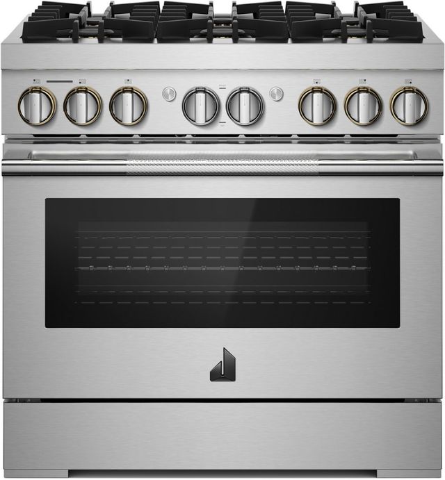 JennAir® RISE™ 36" Stainless Steel Pro Style Dual Fuel Natural Gas Range