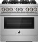 JennAir® RISE™ 36" Stainless Steel Pro Style Dual Fuel Natural Gas Range-0