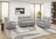 Monarch Specialties Inc. Light Grey 31" Upholstered Manual Reclining Chair-2