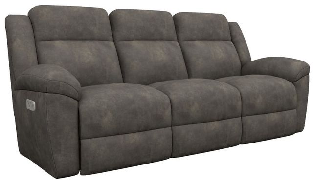 La-Z-Boy® Joel Smoke Power Reclining Sofa with Headrest and Lumbar-0