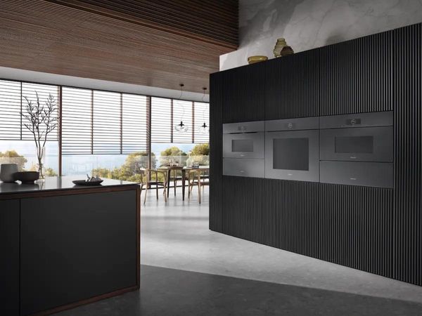 Miele 30" Clean Touch Steel Single Electric Wall Oven