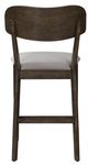 New Classic® Home Furnishings Rex Beige/Walnut Counter Stool-4
