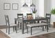 Urban Styles Furniture Acadia 6-Piece Gray Dining Set-3