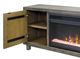Martin Furniture Palisades Brushed Gray 96" Fireplace TV Stand-4