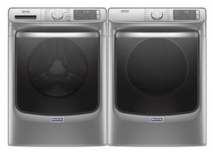 Maytag Metallic Slate Front Load Laundry Pair