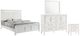 New Classic® Home Furnishings Andover 4-Piece White California King Bedroom Set-0