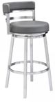 Armen Living Madrid Gray 26" Counter Stool-0