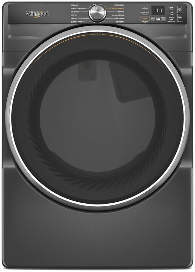 Whirlpool® Volcano Black Front Load Washer & Electric Dryer Laundry Pair-2