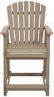 Signature Design by Ashley® Seacliff Beach Medium Brown Plastic Outdoor Bar Stool-2