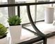 Sauder® Harvey Park® Glass-Top Console Table in Black Finish-3