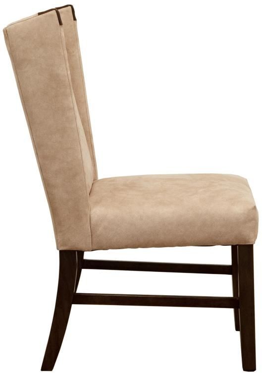 International Furniture Direct Forge Brown/Ivory Dining Side Chair-3