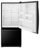 Amana® 30 in. 18.7 Cu. Ft. Black Bottom Freezer Refrigerator-2