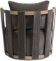 TOV Furniture Paolo Storm Gray Swivel Accent Chair-5