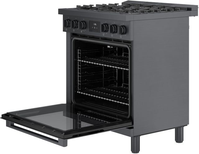 Bosch® 800 Series 30" Black Stainless Steel Pro Style Gas Range-3