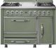Viking® Tuscany 48" Eucalyptus Pro Style Dual Fuel Range with Griddle-0