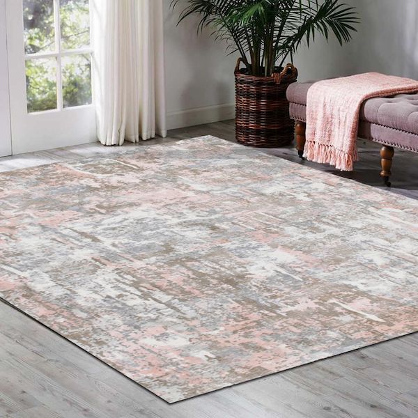 LR Home Calypso Rose 6'x9' Area Rug-3
