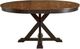 A-America® Stormy Ridge Chicory Oval Extension Dining Table with Slate Black Base-2