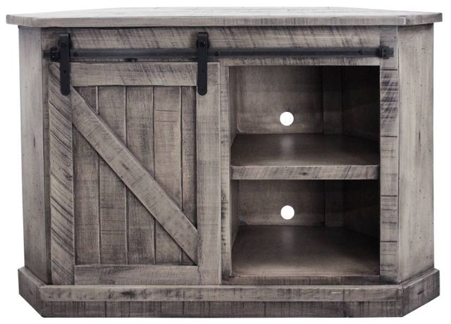 American Heartland Manufacturing Rustic Winsome Corner TV Stand-1