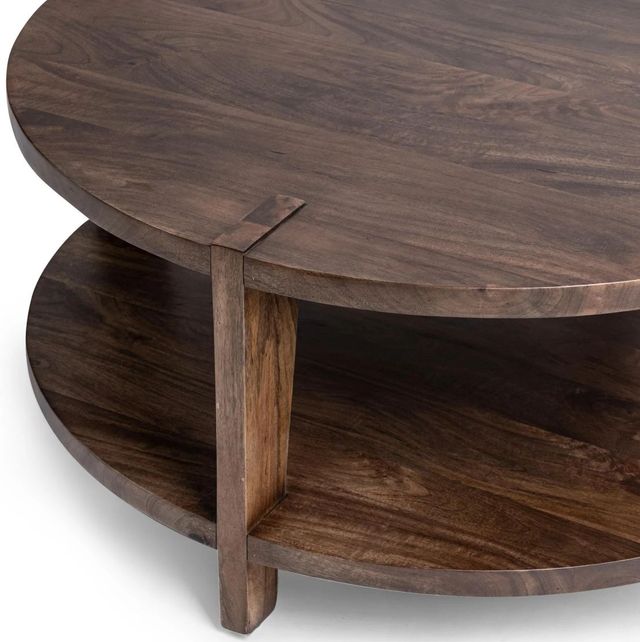Classic Home Alenna Tundra Brown Coffee Table-4