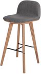 Moe's Home Collection Napoli Grey Bar Stool-0