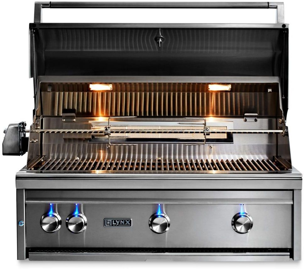 Lynx Professional 3-Burner Stainless Steel Built In Natural Gas Grill