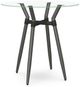 Amisco Customizable Link Glass Top 42" Round Bar Table-0