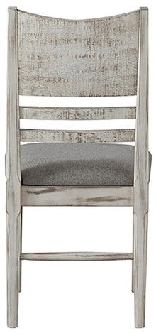 Intercon Modern Rustic Gray/Weathered White Panel Chair-2