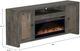 Legends Home Joshua Creek Barnwood 34" Fireplace Console-2