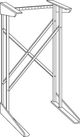 GE® Spacemaker® 24" Laundry Stack Rack Accessory-4