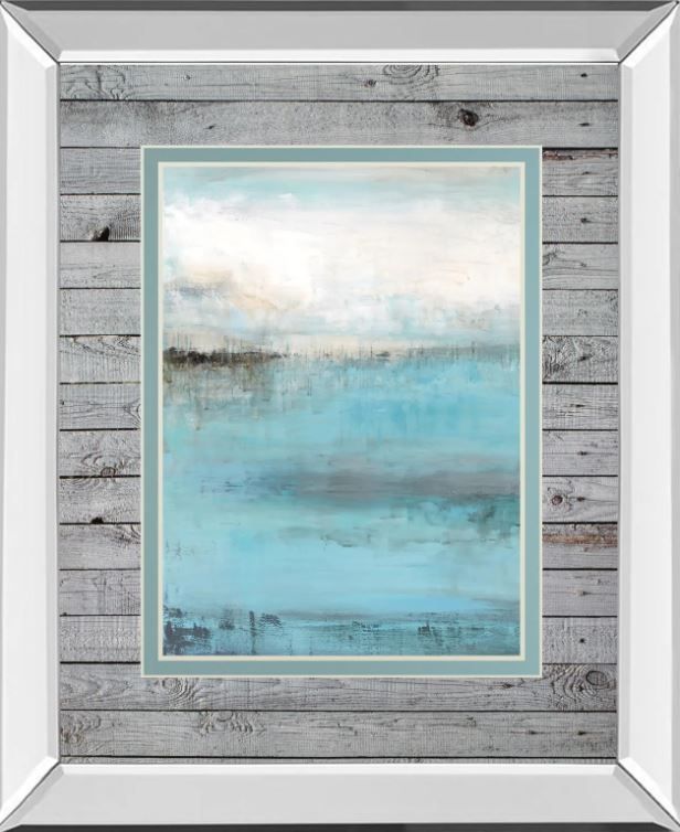 Classy Art Beyond The Sea by Wani Pasion Mirror Framed Wall Art-0